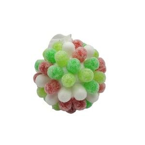 Dept 56 Red Green & White Gumdrop Ball 4.5" Christmas Tree Ornament